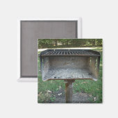 Camping Memories Campground Grill Magneet (Voorkant / Achterkant)