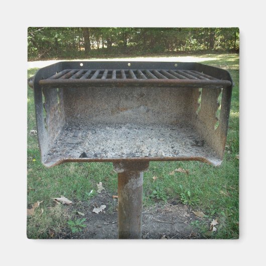 Camping Memories Campground Grill Magneet (Voorkant)