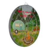 Camping Memories Dart Board Dartbord (Voorkant Links)