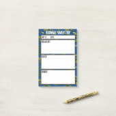 Camping Menu Maaltijdplanningstool Post-it® Notes (Op bureau)