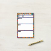 Camping Menu Maaltijdplanningstool Post-it® Notes (Op bureau)