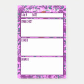 Camping Menu Maaltijdplanningstool Post-it® Notes (Voorkant)