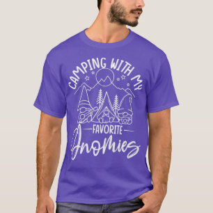 Camping met Mijn favoriete gnomen Adventure Camp L T-shirt
