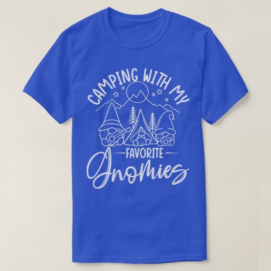 Camping met Mijn favoriete gnomen Adventure Camp L T-shirt (Design voorkant)
