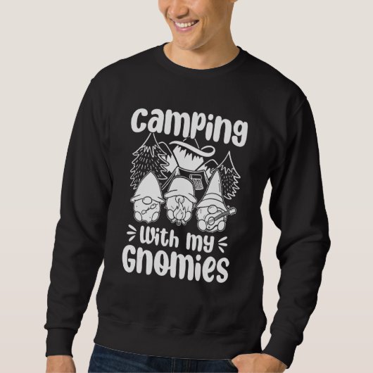 Camping met mijn Gnomies Gnome Camp 1 Trui (Voorkant)