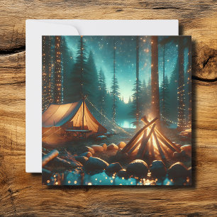 Camping met  verlichting