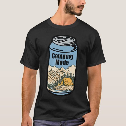 Camping Mode jongen T-shirt (Voorkant)