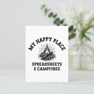 Camping Mode: Off The Grid - Grappig Accountant Gi Briefkaart