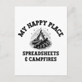 Camping Mode: Off The Grid - Grappig Accountant Gi Briefkaart (Voorkant)