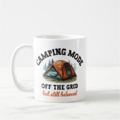 Camping Mode: Off The Grid - Grappig Accountant Gi Koffiemok (Links)
