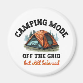 Camping Mode: Off The Grid - Grappig Accountant Gi Magneet