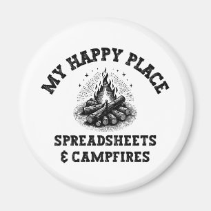 Camping Mode: Off The Grid - Grappig Accountant Gi Magneet