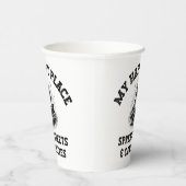 Camping Mode: Off The Grid - Grappig Accountant Gi Papieren Bekers (Rechts)