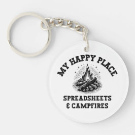 Camping Mode: Off The Grid - Grappig Accountant Gi Sleutelhanger