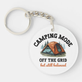 Camping Mode: Off The Grid - Grappig Accountant Gi Sleutelhanger