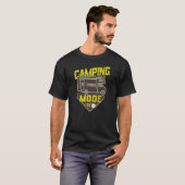 Camping Mode on Motorhome Campervan T-shirt (Voorkant volledig)