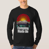 Camping Mode on outdoorn Natuur Wild Pro Environme T-shirt (Voorkant)