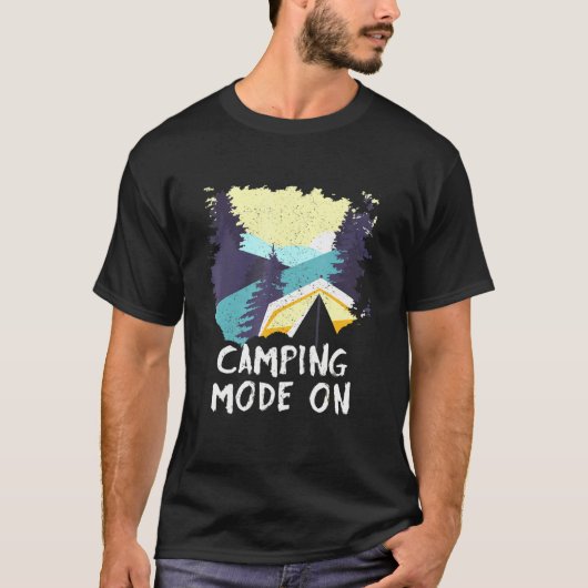 Camping Mode on OutdoorNatuur Wildlife Natuur T-shirt (Voorkant)