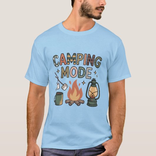Camping Mode T-shirt (Voorkant)