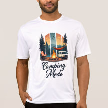 Camping Mode T-Shirt Adventure in Natuur Graphic