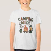 Camping Mode  Tri-Blend Shirt (Voorkant)