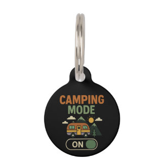 Camping Modus Aan Grappige Natuur Liefhebber Campe Huisdierpenning