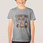 Camping Modus Tri-Blend Shirt (Voorkant)