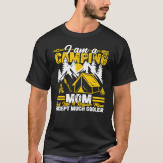 Camping Moeder Moederdag familie T-shirt