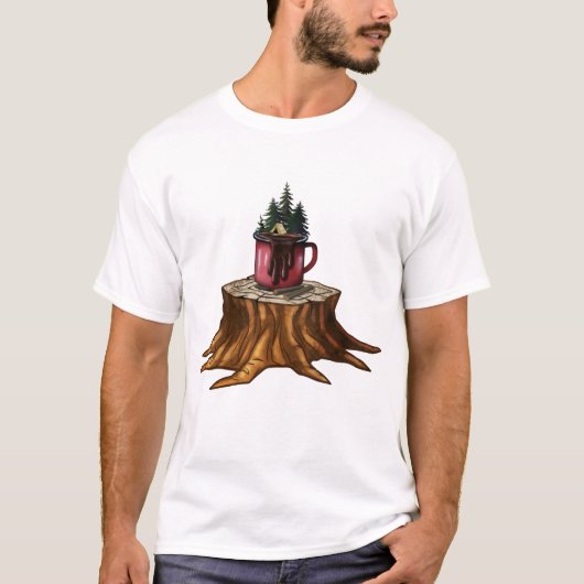 Camping Mok Avontuur T-shirt (Voorkant)