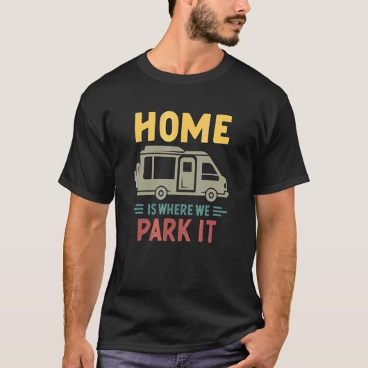 camping motorhome in caravan 1 t-shirt (Voorkant)