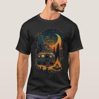 Camping  Motorhome RV Outdoor Nature Vibes T-shirt