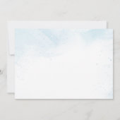 Camping Mountain Rustic Baby shower Party Foto Kaart (Achterkant)