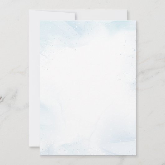 Camping Mountain Rustic Baby shower Party Kaart (Achterkant)