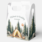 Camping Mountain Rustic verjaardagsfeestje Bedankdoosjes (Geopend)