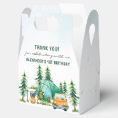 Camping Mountain Rustic verjaardagsfeestje Bedankdoosjes (Geopend)