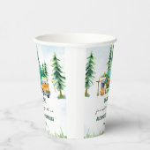Camping Mountain Rustic verjaardagsfeestje Papieren Bekers (Rechts)