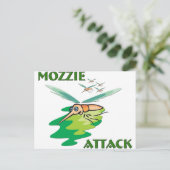 Camping Mozzie Briefkaart (Staand voorkant)