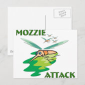 Camping Mozzie Briefkaart (Voorkant / Achterkant)