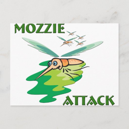 Camping Mozzie Briefkaart (Voorkant)
