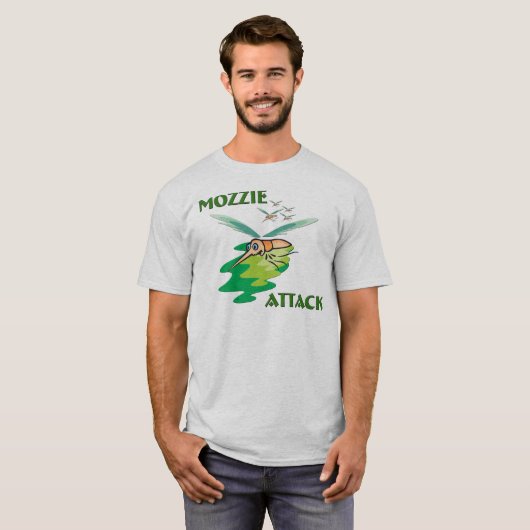 Camping Mozzie T-shirt (Voorkant volledig)