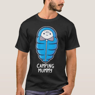 Camping Mummy girl T-shirt