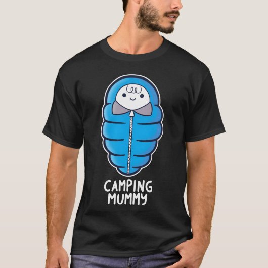 Camping Mummy girl T-shirt (Voorkant)