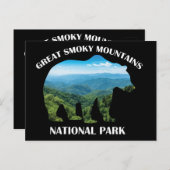 Camping National Park Beer Great Smoky Mountains Briefkaart (Voorkant / Achterkant)