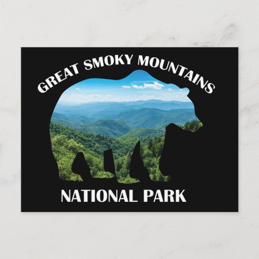 Camping National Park Beer Great Smoky Mountains Briefkaart (Voorkant)
