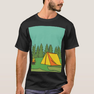 Camping Nature Vintage family T-shirt