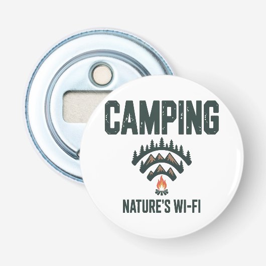 Camping Natures Wifi Button Flesopener (Voorkant)