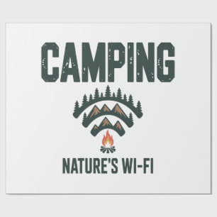 Camping Natures Wifi Cadeaupapier