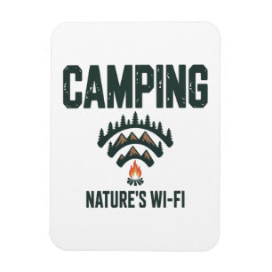 Camping Natures Wifi Magneet
