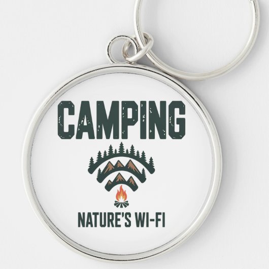Camping Natures Wifi Sleutelhanger (Voorkant)