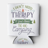 Camping Not Therapy Blikjeskoeler (Voorkant)